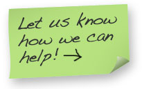 Let us know how we can help!